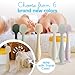 Bumco Baby Bum Brush - BPA-Free Diaper Cream Spatula with Suction Cup Base, Soft & Flexible Silicone, Wipe-Clean, Mom-Invented Diaper Bag Essentials (Sand)