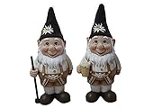 2er Set Sunny toys Dekofigur, Polyresin, Braun, 8 x 11 x 25 cm, 2-Einheiten