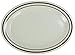 Yanco SS-212 Sesame Oval Platter, 12" Length, 9" Width, Melamine, Pack of 12