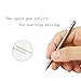 YEEMO Mini Pen,Non-Toxic Titanium EDC Pen with Keychain, Compact and Stylish Small Pen(Only 82mm in Length and Comes with 2 Refill Cartridges)