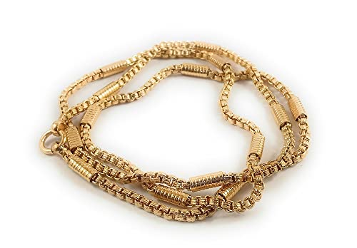 Image of CUTE GOLD 1 Gram Micro Gold Plated & Copper Traditional Designer Fashion Jewellery Chain for Women
