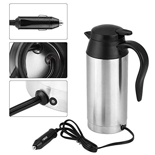 Tetera Eléctrica de Auto Acouto 750ml 12V Acero Inoxidable miniatura 6