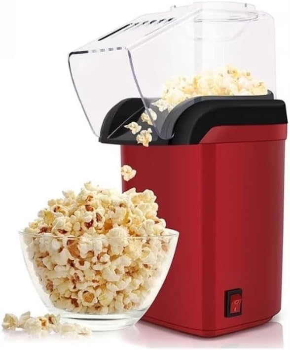 Pipoqueira Elétrica 220V 1200W (Vermelha) - BBG-70040 -Sem Óleo -...