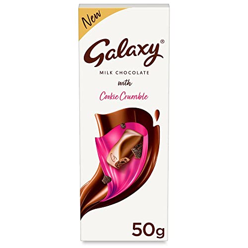 Image of Galaxy Milk Chocolate With Cookie Crumble, 50Gram, Brown