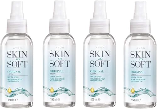 Avon Skin So Soft Original Dry Oil Spray 4 x 150ml.