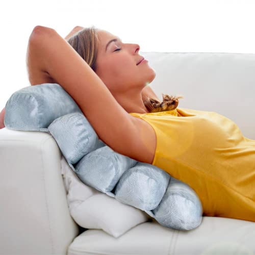 Coussin de relaxation en polyester pliable marron pour le bien-être
