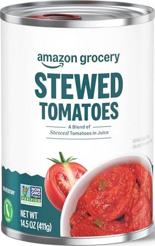 Amazon Grocery, Stewed Tomatoes, 14.5 Oz