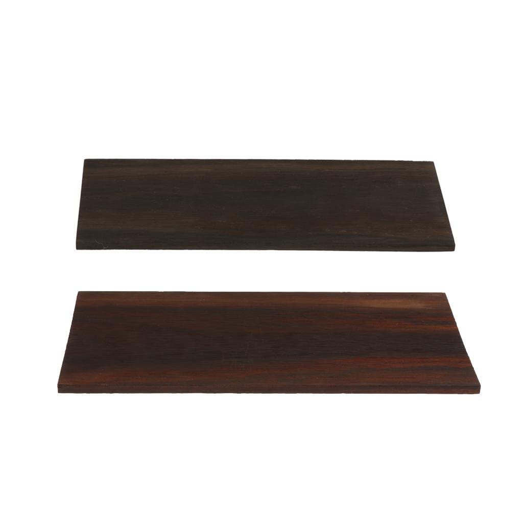 Guitar Part for 1 Piece Wood Veneer Stock Blackwood of Guitar for Luthier Part(Color:Black)