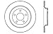 StopTech 127.45065R Sport Drilled/Slotted Brake Rotor (Rear Right), 1 Pack