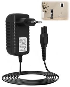 15V HQ8505 Ladegerät für Philips Norelco 3000 5000 7000 9000 Series MG5750 HC7650 HC5630 QP6510 QP6651 QP6520 MG7790 S5050 PT860 QC5115 BG5020, Ladekabel für Oneblade Rasierer Trimmer