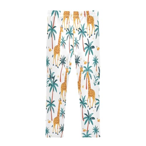 Bolaz Toddler Girls Leggings Printed Yoga Pants Leggings Plam Giraffe for Kids2