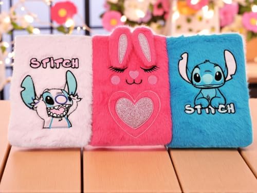 Carnet de notes en fourrure A5 Eclet lot de 3 cadeaux parfaits pour anniversaire enfant