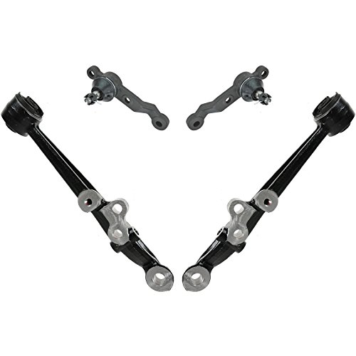 TRQ Front Control Arm with Ball Joint Set Compatible with 1998-2005 Lexus GS300 1998-2000 GS400 2001-2005 GS430 2002-2010 SC430