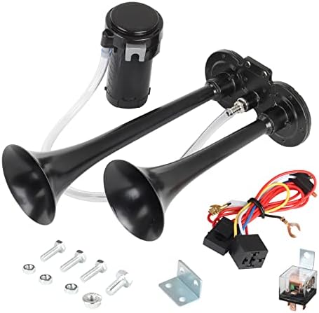 12V Vehicle Horns 150DB Air Horn Kit For Cars & Trucks - 12V Loud Train Horn With Compressor Motorcycle Air Horn - View #3