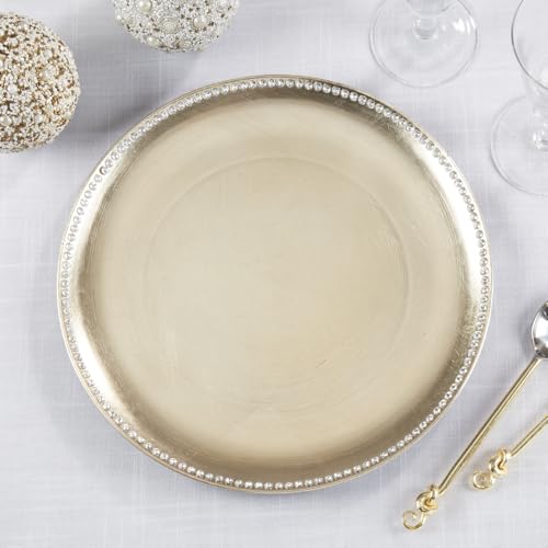 Platos decorativos Fennco Styles 13" pack 4 miniatura 1