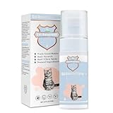 JAMBOS Cat Deterrent Spray - Safe Indoor & Outdoor Deterrent for Furniture Protection, Effective Training Aid with Natural Ingredients - Non-Toxic Anti-Scratch Formula (Blue, M)