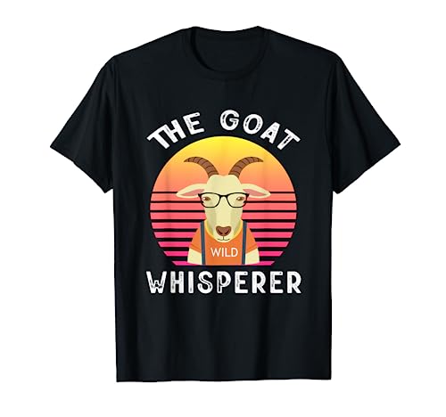 Vintage The Goat Whisperer Funny Goat Lover Farmer Gift T-Shirt