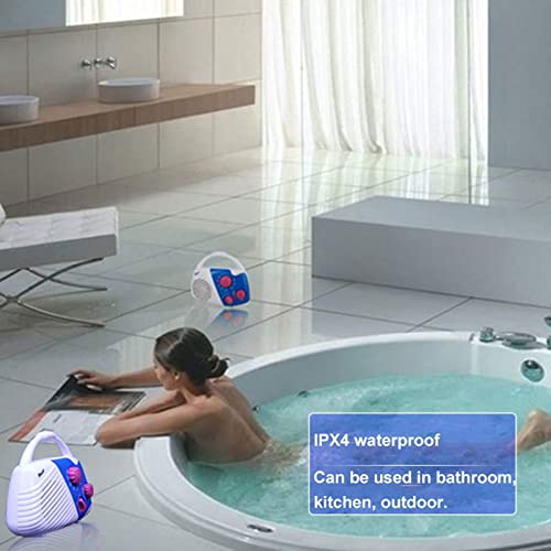AM/FM Badkamer Radio Douche Luidspreker hangend - 3AAA batterij gevoed (FM Radio) Happy Life - Image 3
