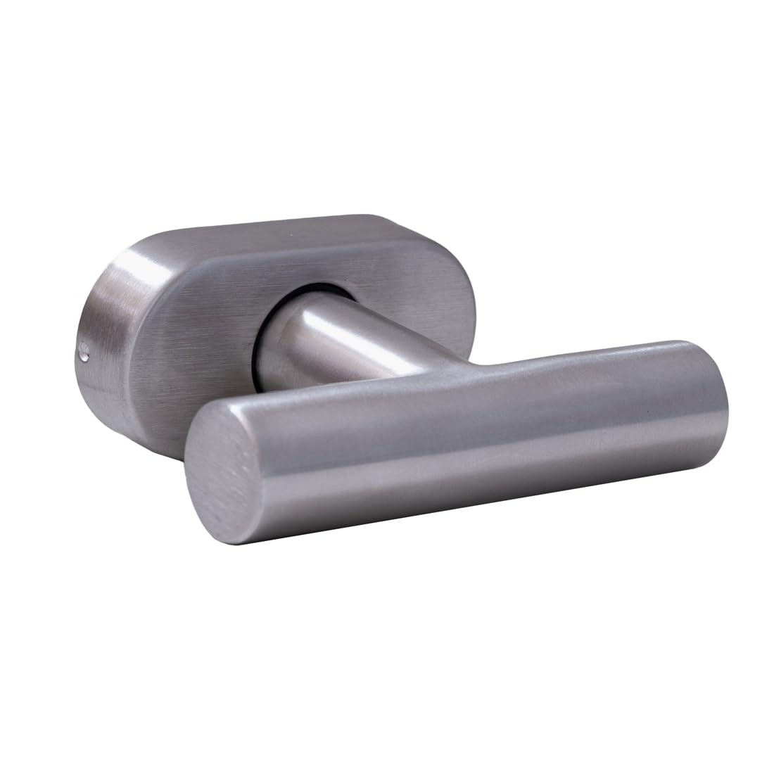 FELGNER Poignée de Fenêtre Como en T - Serrure avec Verrouillage à Billes à 90° | Pour Salle de Bain ou Chambre | Résistant à la Corrosion | Nickel Mat