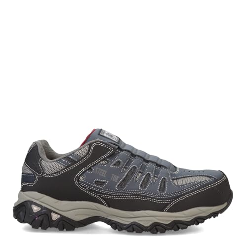 Skechers Men's Cankton Ebbitt Construction Shoe Navy/Grey