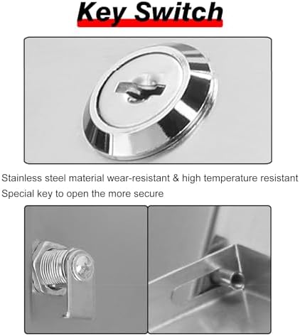 Waterproof Metal Access Panel - 12x16 inch for Bathroom & Office, Decorative Ceiling Cover, Locking Access Door for HVAC & Repair Maintenance, Durable Wall Plate