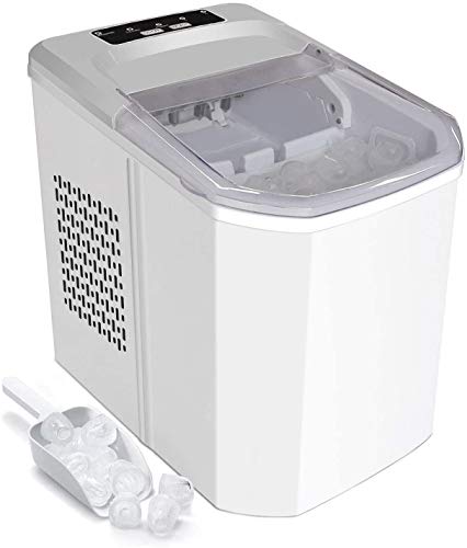 VAZILLIO Machine à Glaçons Avec fonction de nettoyage automatique, 15kg en 24 heures, 2 Tailles de...