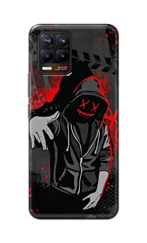 Image of Printed Hard Back Cover for Realme 8 Pro 4G Back Cover (Hoodie Rapper) -190724(EA)