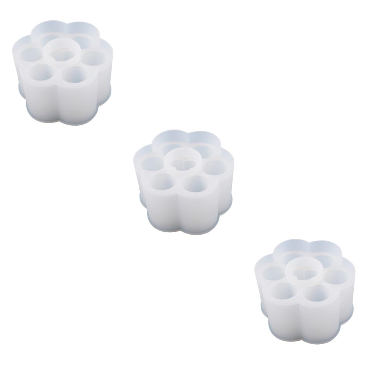 STOBOK 3pezzi Mold Silicone Per Rossetti Stampo Diy Per Portarotolo Resina Epoxy Scomparti Facile Da Sformare e Riutilizzabile Per Creazioni Artigianali Uniche