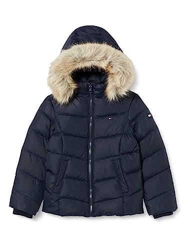 Tommy Hilfiger Mädchen Essential DOWN Jacket KG0KG05980 Daunenjacken, Blau...