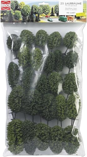 Arbres feuillus Busch BUE6487 pour masquer les reliefs de vos maquettes