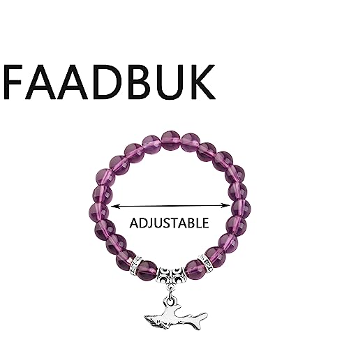 FAADBUK Shark Gift Inspirational Gift for Shark Lover Shark Bracelet Ocean Animal Lover Gift2