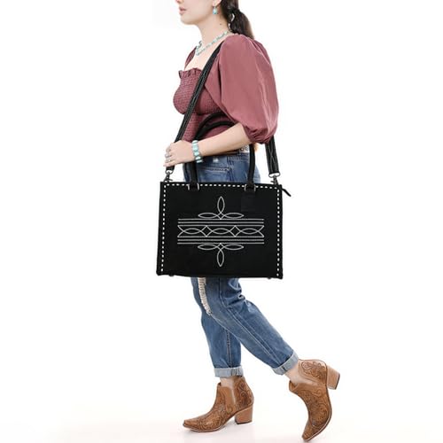 American Darling Tote Bolso de Cuero Genuino para Mujer miniatura 2