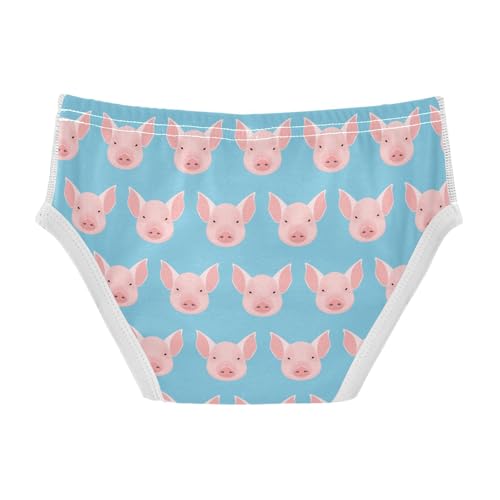 visesunny Boys Potty Training Underwear Pink Pig Animal Breathe Cotton Briefs Size 2T-8Y for Toddler2