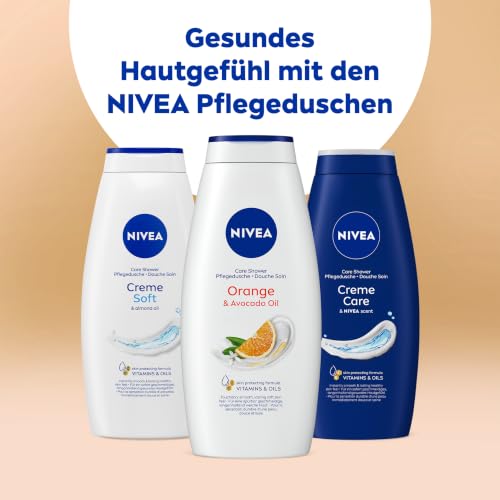 NIVEA Orange & Avocado Oil Pflegedusche, Duschgel mit Vitaminen & natürlichen Ölen, feuchtigkeitsspendende und pH-hautneutrale Cremedusche… – Ansicht 6