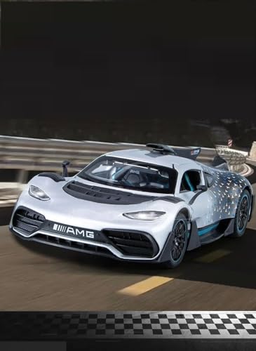Image of Sky Tech AMG ONE SUV Car 1:32 Scale Model Car Exclusive Alloy Metal Pull Back Die-cast Diecast Metal Pullback Toy Openable Doors & Light Music Best Gifts Toys Kids【Colors as Per Stock】