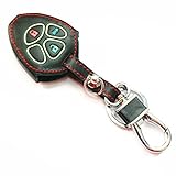 WFMJ Black Leather 3 Buttons Remote Key Chain Cover Case Fob for Toyota 4Runner Corolla Matrix RAV4 Venza Yaris Vibe Scion iQ tC xB xD