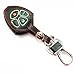 WFMJ Black Leather 3 Buttons Remote Key Chain Cover Case Fob for Toyota 4Runner Corolla Matrix RAV4 Venza Yaris Vibe Scion iQ tC xB xD