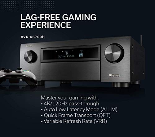 Denon Avr-X6700H 11.2-Channel 8K Av Receiver With 3D Audio And Amazon Alexa Voice Control (Factory Certified Refurbished) #TOP3