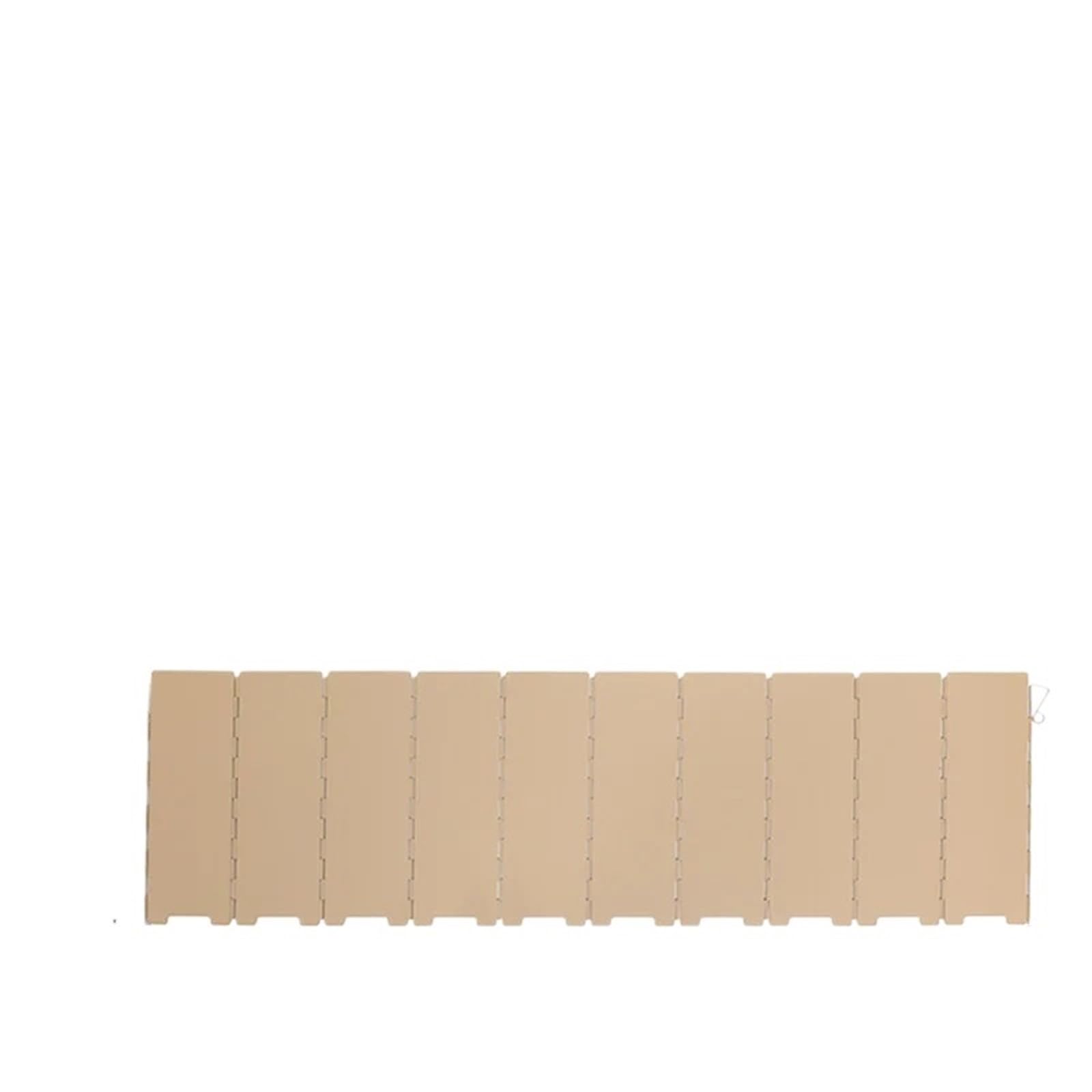 Parabrezza for fornello da campeggio in ferro 10 pezzi | Multicolor 10 pezzi: campeggio all'aperto, picnic, escursionismo, barbecue, zaino in spalla(Khaki cloth bag)