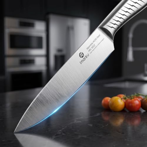 Image of iMarku 14-Piece High-Carbon Stainless Steel Knife Set with Non-Slip Handles
