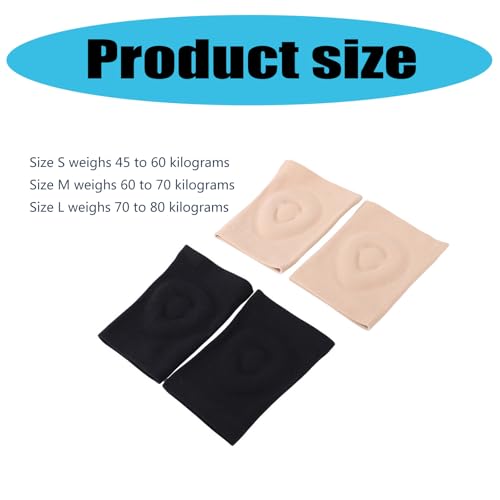 Rodillera deportiva de silicona para hombres y mujeres con almohadilla transpirable de danza 2