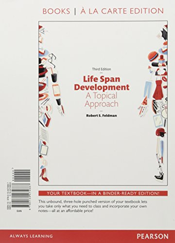 Life Span Development: A Topical Approach Books... 0134495977 Book Cover
