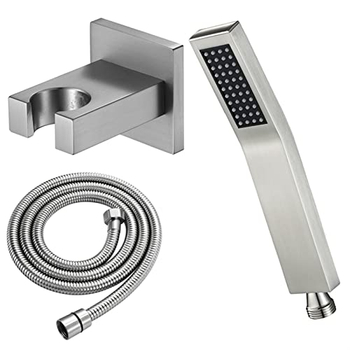 Pommeau de douche en laiton économie d'eau kit de douche murale avec flexible
