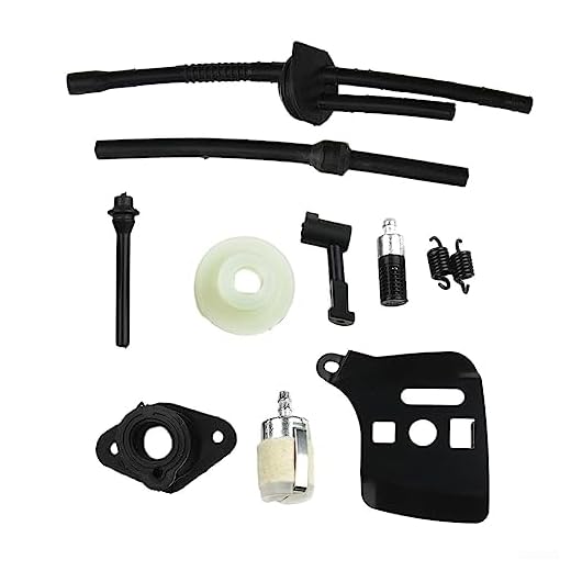 2500 25cc cinese motosega tubo olio combustibile ingranaggio a vite senza fine piastra barra collettore di aspirazione