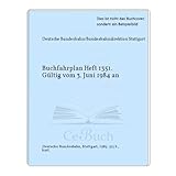  Buchfahrplan Heft 1351. Gültig vom 3. Juni 1984 an