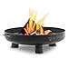 BBQ-Toro Feuerschale Ø 70 cm | Schwarz | Outdoor Feuerstelle mit DREI Standbeinen und Zwei Griffen | Feuerschalen für den Garten, Brennschale, Garden Fire Pit, Fire Bowl, Feuerwanne