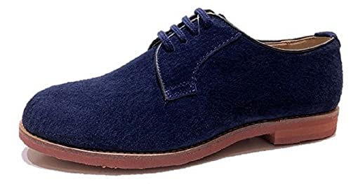ハッシュパピー ネイビー スエード レースアップ モカシン23.5㎝ オンライン ショッピング 通販ファッション - ハッシュパピー