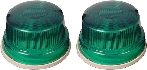 Lampe clignotante étanche verte 24V double face pour tracteurs Kubota et autobus