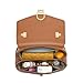 Top Handle Bag Small Purses and Handbags for Women Fashion Leather Shoulder Bag,Purses for Women,Metal Button Lock.
