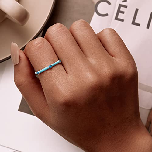 Bague turquoise en argent sterling 925, l'excellence artisanale - 6
